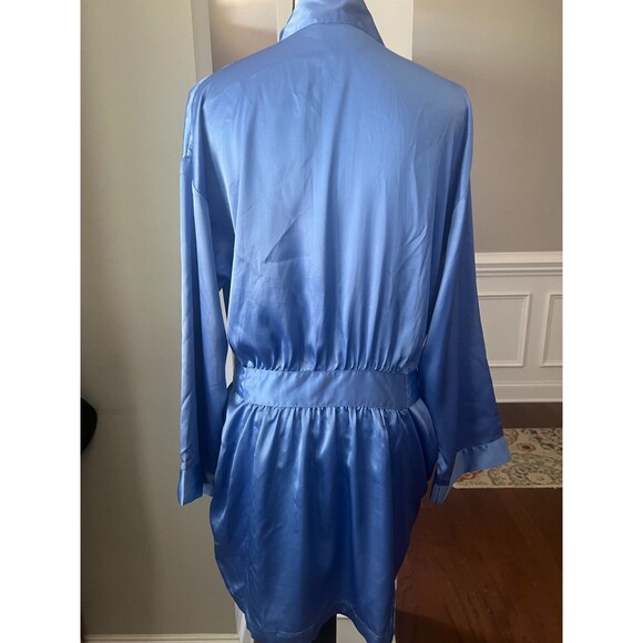 Victoria's Secret Satin Blue Robe - Picture 3 of 9